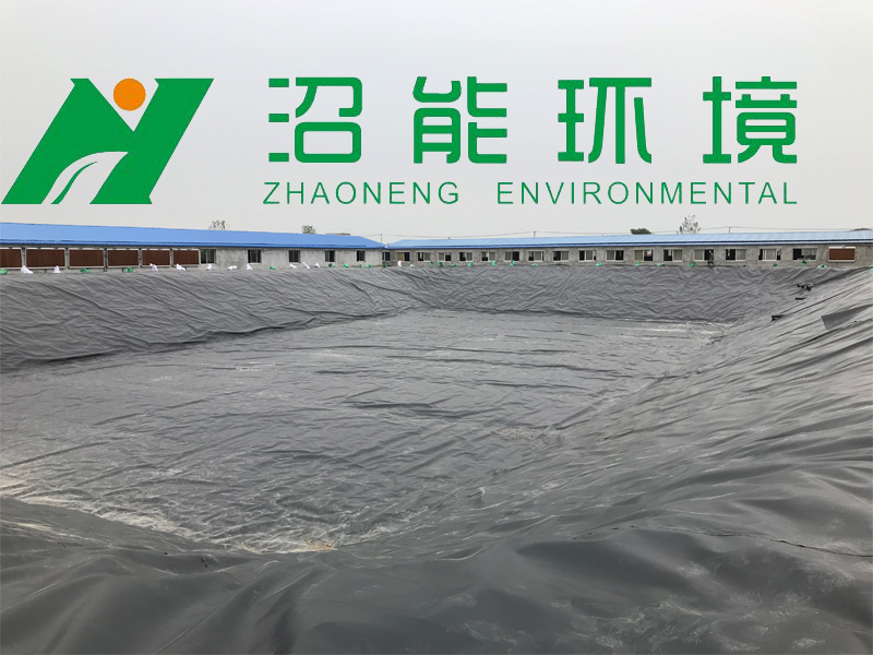 湖北潜江13000立方黑膜沼气工程 黑膜沼气池 厌氧发酵新技术